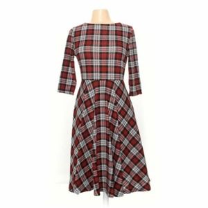 NWT Unique Vintage brand plaid dress XL/14